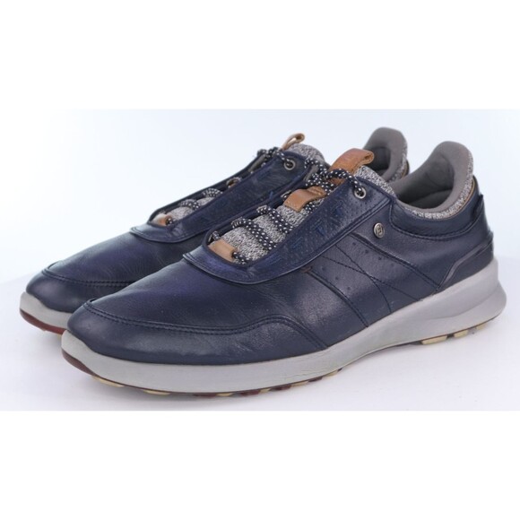 FootJoy Stratos Men\'s Spikeless Golf Shoes Size 10.5 M Leather Blue 50043 main image 9